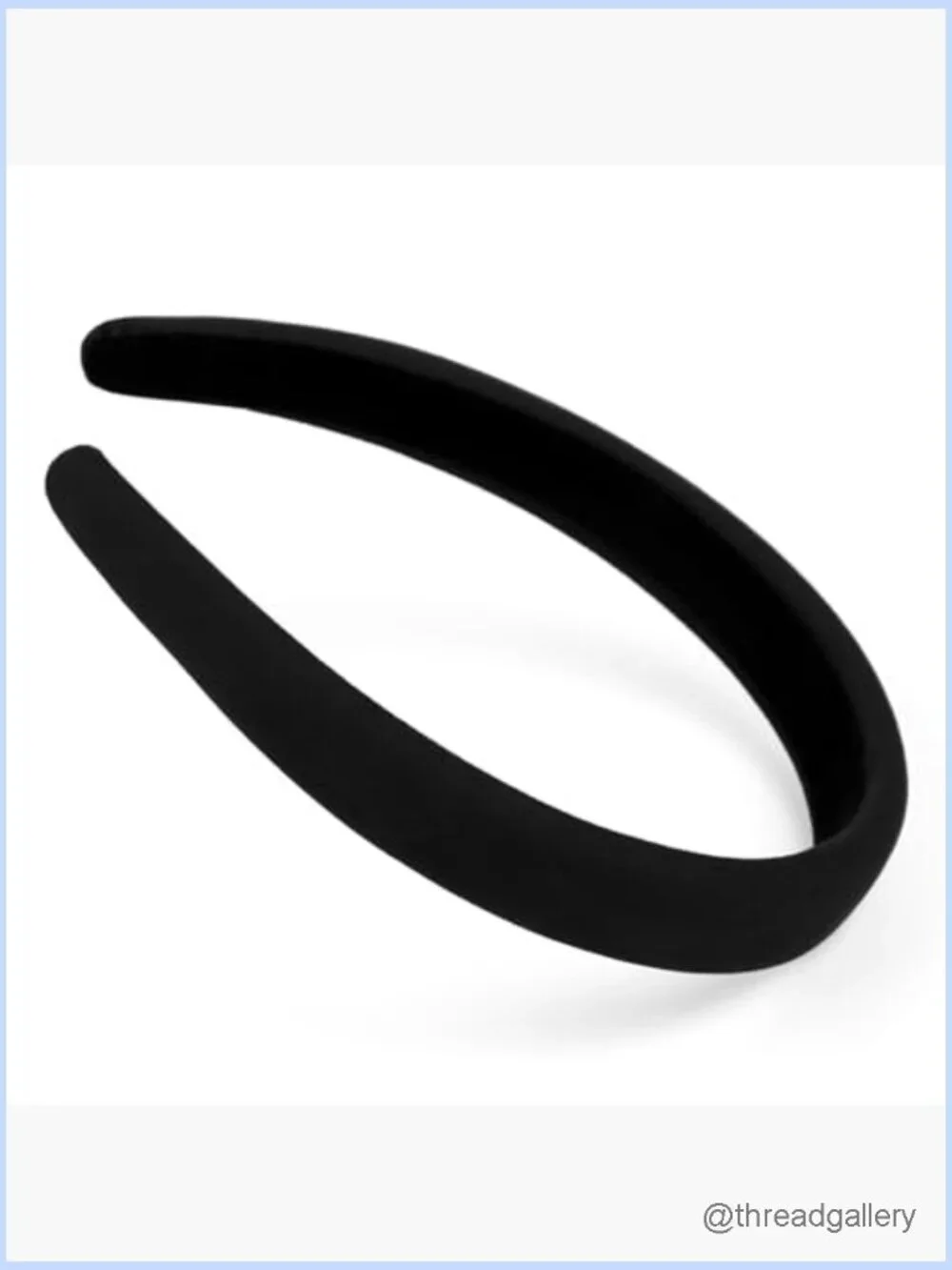 Non Slip Velvet Headbands for Women - Soft Elastic Hair Bands - 2 Pack